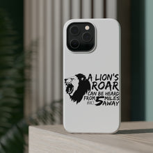 DistinctInk ToughCase for Apple iPhone, Compatible with MagSafe Charging - Lion's Roar Can Be Heard 5 Miles Away