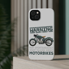 DistinctInk ToughCase for Apple iPhone, Compatible with MagSafe Charging - Spontaneously Talking About Motorcycles