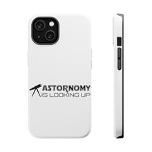 DistinctInk ToughCase for Apple iPhone, Compatible with MagSafe Charging - Astronomy is Looking Up