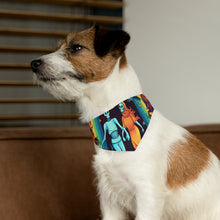 DistinctInk Adjustable Pet Banana Collar with The Enduring Beauty of Writing Design for Halloween LGBTQ+ Pride