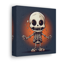 DistinctInk Canvas Wall Art with Skelly's Halloween Bash for Halloween