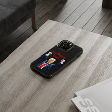 DistinctInk Clear Case for Apple iPhone or Samsung Galaxy - Trump "You Missed, Loser" Cartoon Design