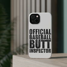 DistinctInk ToughCase for Apple iPhone, Compatible with MagSafe Charging - Official Baseball Butt Inspector