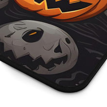 DistinctInk Desk Mat with Haunted Harvest Time Design for Halloween