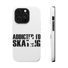 DistinctInk ToughCase for Apple iPhone, Compatible with MagSafe Charging - Addicted to Skating