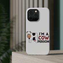 DistinctInk ToughCase for Apple iPhone, Compatible with MagSafe Charging - I'm A Cow Person