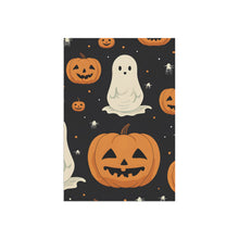 DistinctInk Garden & House Banner / Flag with Spooky Skeleton Pumpkin Patch Design for Halloween