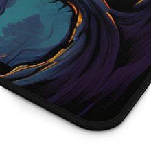 DistinctInk Desk Mat with Haunted Evening Nightmare Design for Halloween