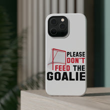 DistinctInk ToughCase for Apple iPhone, Compatible with MagSafe Charging - Please Don't Feed the Goalie