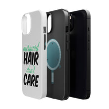 DistinctInk ToughCase for Apple iPhone, Compatible with MagSafe Charging - Mermaid Hair Don't Care