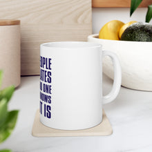 DistinctInk Glossy White Coffee / Tea Mug - I Tell People I Do Pilates No One Knows