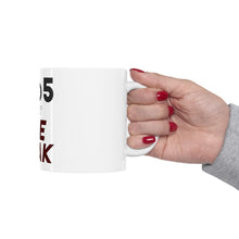 DistinctInk Glossy White Coffee / Tea Mug - 9 to 5 Is For the Weak