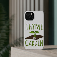 DistinctInk ToughCase for Apple iPhone, Compatible with MagSafe Charging - Thyme to Garden