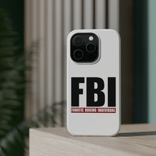 DistinctInk ToughCase for Apple iPhone, Compatible with MagSafe Charging - FBI Fanatic Boxing Individual