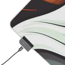 DistinctInk LED Gaming Mouse Pad with Silly Specter Sprites Design for Halloween