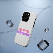 DistinctInk ToughCase for Apple iPhone, Compatible with MagSafe Charging - Less Bitter More Glitter