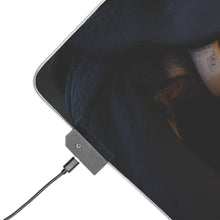 DistinctInk LED Gaming Mouse Pad with Skellington's Spooky Soiree Design for Halloween