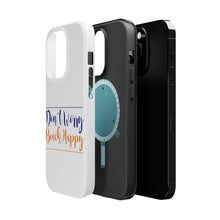 DistinctInk ToughCase for Apple iPhone, Compatible with MagSafe Charging - Don't Worry, BEACH Happy