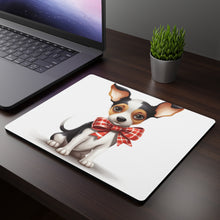DistinctInk Mouse Pad - 1/4" Foam Rubber - Toy Fox Terrier Puppy Drawing