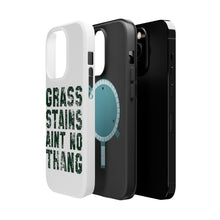 DistinctInk ToughCase for Apple iPhone, Compatible with MagSafe Charging - Grass Stains Ain't No Thang