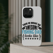 DistinctInk ToughCase for Apple iPhone, Compatible with MagSafe Charging - This is What Awesome Fishing Dad Looks Like