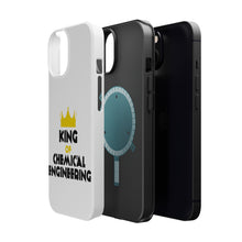 DistinctInk ToughCase for Apple iPhone, Compatible with MagSafe Charging - King of Chemical Engineering