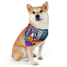 DistinctInk Adjustable Pet Banana Collar with Exploring Inner Knowledge Design for Halloween LGBTQ+ Pride