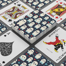 DistinctInk Playing / Poker Cards with Skelephants and Ghostly Ghouls Design for Halloween