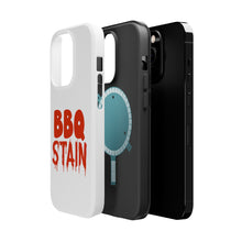 DistinctInk ToughCase for Apple iPhone, Compatible with MagSafe Charging - BBQ Stain Barbecue