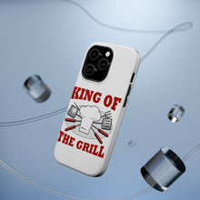 DistinctInk ToughCase for Apple iPhone, Compatible with MagSafe Charging - King of the Grill BBQ Barbecue