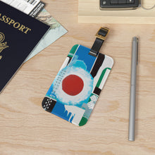 Nora Rivers - Mid-Century Modern Design Printed on a Custom Luggage Tag