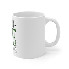 DistinctInk Glossy White Coffee / Tea Mug - I Am In-TENT on Camping