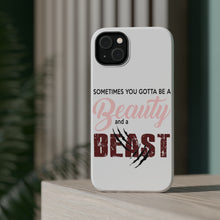 DistinctInk ToughCase for Apple iPhone, Compatible with MagSafe Charging - Sometimes You Gotta be a Beauty & A Beast