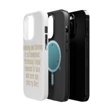 DistinctInk ToughCase for Apple iPhone, Compatible with MagSafe Charging - Drinking Driving Dangerous Guy Stole Beer