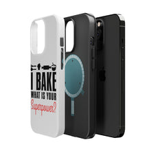 DistinctInk ToughCase for Apple iPhone, Compatible with MagSafe Charging - I Bake What is Your Superpower