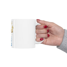 DistinctInk Glossy White Coffee / Tea Mug - Sugar Spice & Pearls Make Sorority Girls