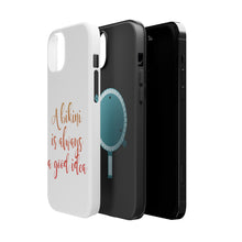 DistinctInk ToughCase for Apple iPhone, Compatible with MagSafe Charging - A Bikini is Always a Good Idea