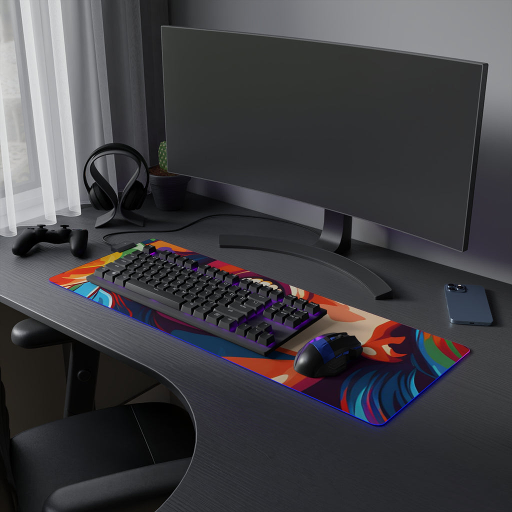 LED Gaming Mouse Pad with Addictive Adventure Story Design for LGBTQ+ Pride, view 21