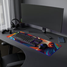 DistinctInk LED Gaming Mouse Pad with Addictive Adventure Story Design for LGBTQ+ Pride