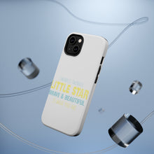 DistinctInk ToughCase for Apple iPhone, Compatible with MagSafe Charging - Twinkle Little Star Brave & Beautiful You Are
