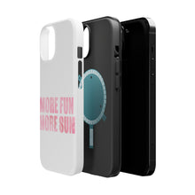 DistinctInk ToughCase for Apple iPhone, Compatible with MagSafe Charging - More Fun More Sun
