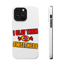 DistinctInk ToughCase for Apple iPhone, Compatible with MagSafe Charging - I Slay Them With Sweetness