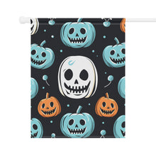 DistinctInk Garden & House Banner / Flag with Skele-Ghostly Pumpkin Patch Design for Halloween