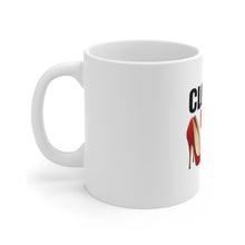 DistinctInk Glossy White Coffee / Tea Mug - Closing Deals in High Heels