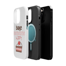 DistinctInk ToughCase for Apple iPhone, Compatible with MagSafe Charging - Bake Someone Happy