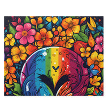 DistinctInk Jigsaw Puzzle with A World of Possibilities Design for LGBTQ+ Pride