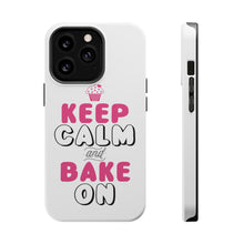 DistinctInk ToughCase for Apple iPhone, Compatible with MagSafe Charging - Keep Calm and Bake On