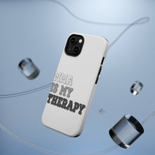 DistinctInk ToughCase for Apple iPhone, Compatible with MagSafe Charging - MMA Is My Therapy