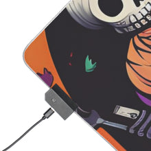 DistinctInk LED Gaming Mouse Pad with The Paths We Choose Design for Halloween  LGBTQ+ Pride