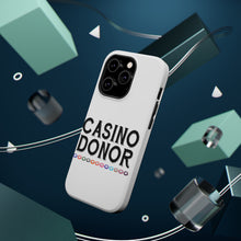 DistinctInk ToughCase for Apple iPhone, Compatible with MagSafe Charging - Casino Donor - Blackjack Gambling